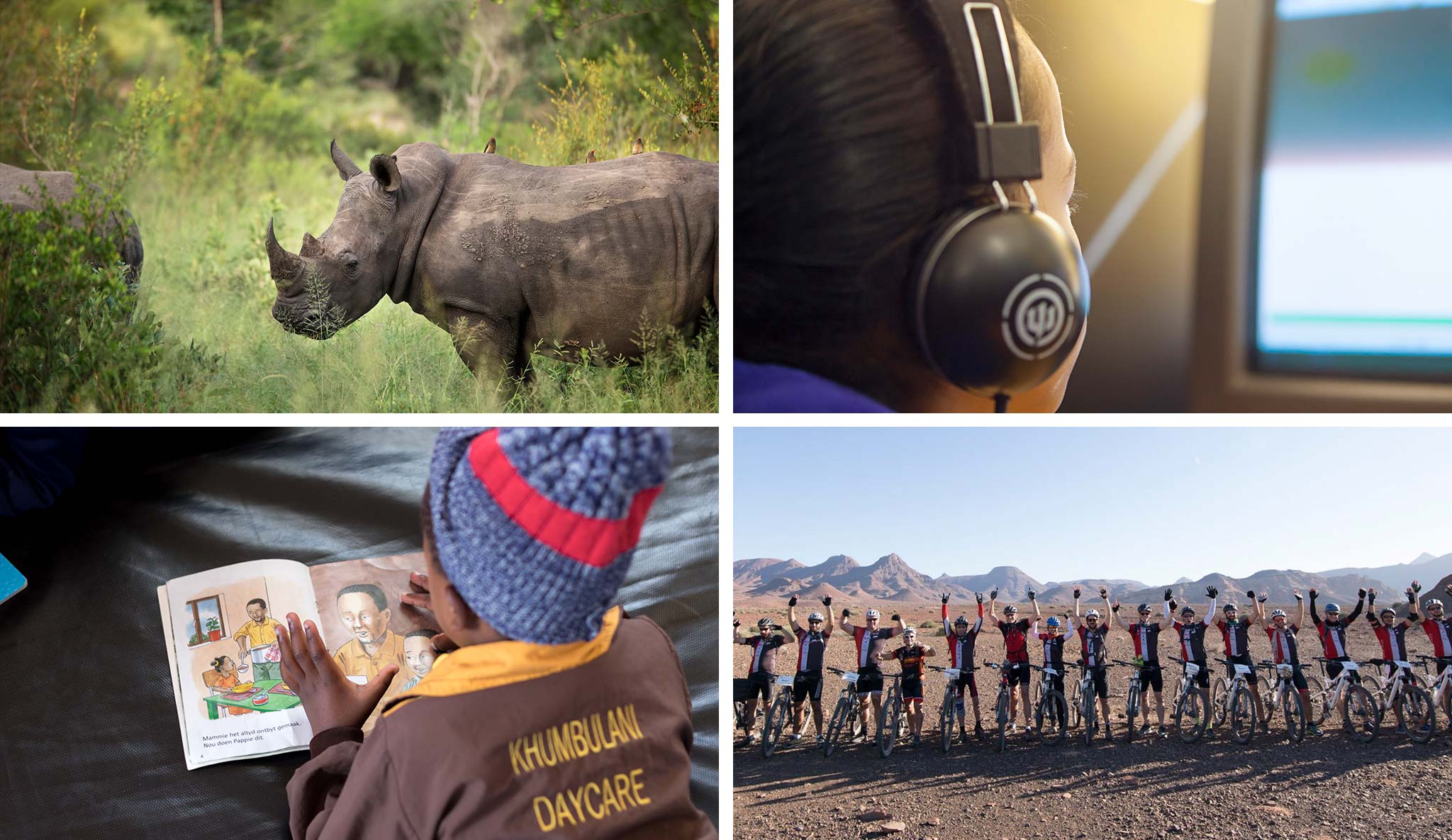 RhinoAfrica doing good collage