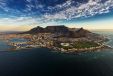 Aerial panoramic view of Cape Town Cityscape